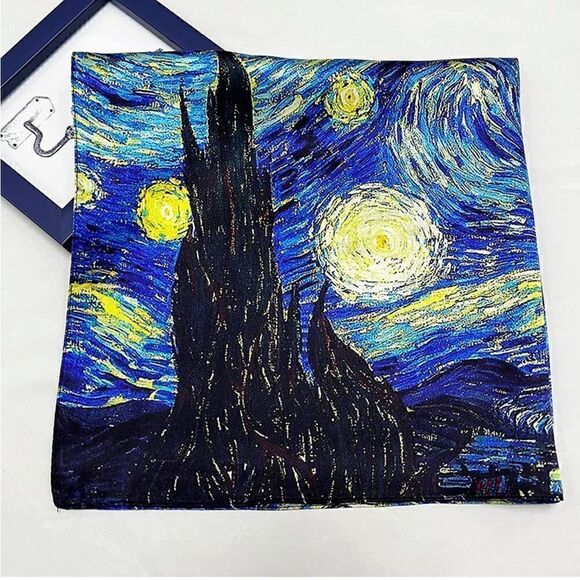 Starry Night Silky Scarf